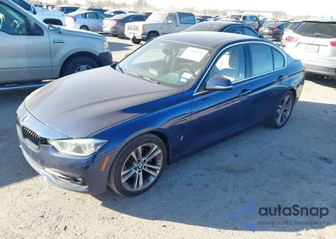 2017 BMW 330E Iperformance z USA, uszkodzony, nr VIN WBA8E1C39HA029094